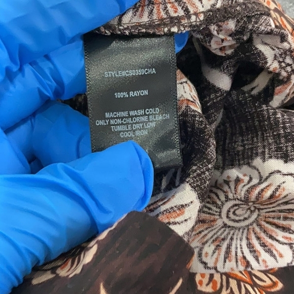 Sanctuary S 12 Paisley Short Brown Skirt NWT - Picture 3 of 4